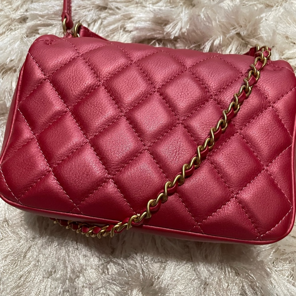 Mini Chanel with top handle and crossbody chain - Picture 3 of 10